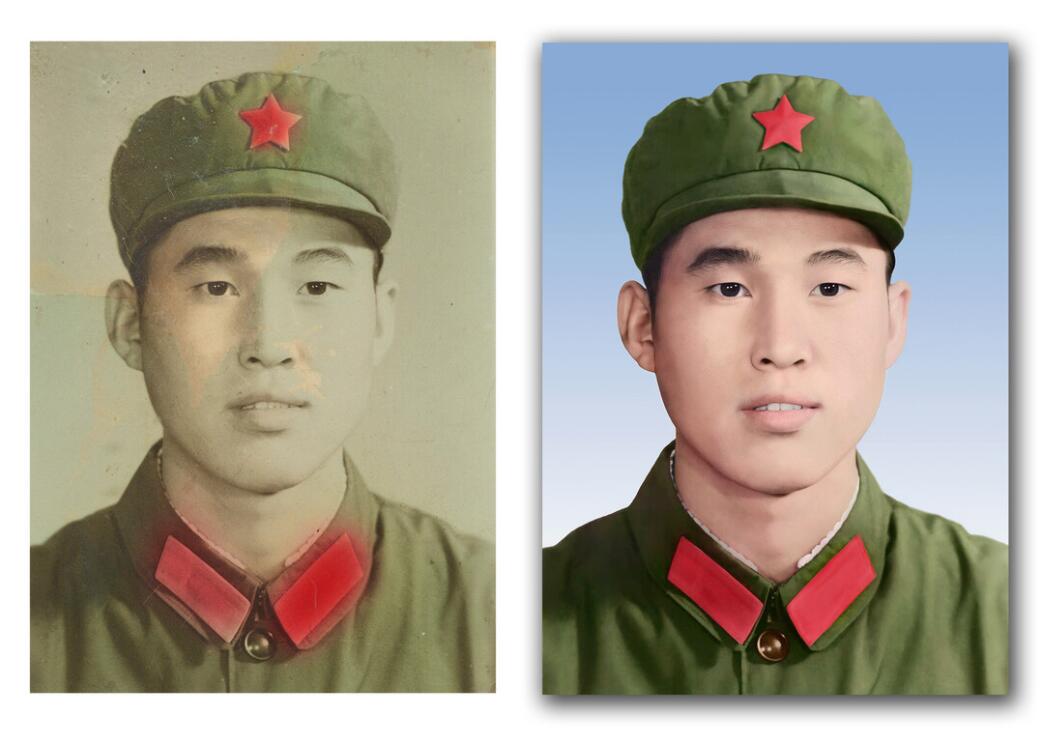 东西湖破损照片修复-18